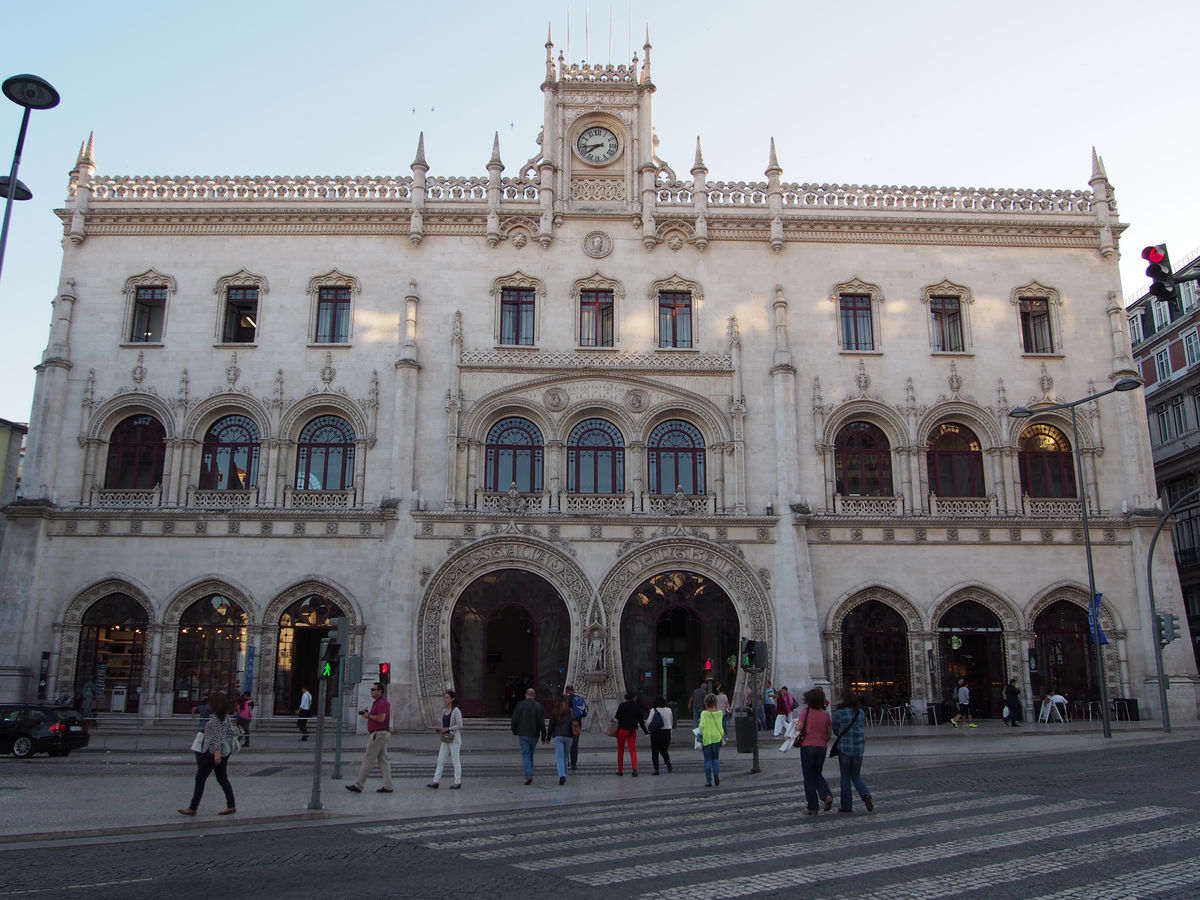 Rossio Station Manueline façade